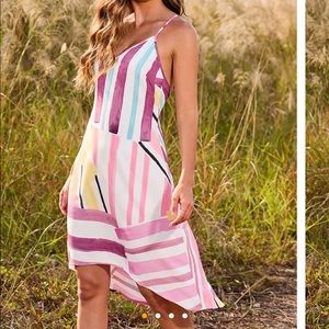 NWT asymmetrical abstract dress